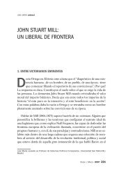 JOHN STUART MILL: UN LIBERAL DE FRONTERA - FAES