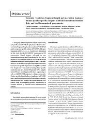 Original article - Blood Transfusion