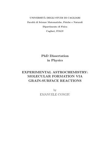 molecular formation via grain-surface reactions