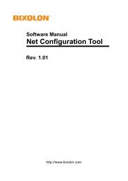 pos_label_net configuration tool manual(wlan ... - BIXOLON