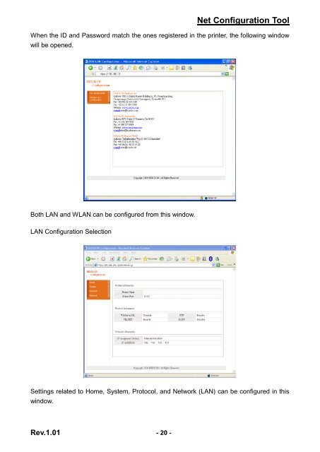 pos_label_net configuration tool manual(wlan ... - BIXOLON