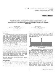 A Computational Model of a Phase Change Material Heat ...