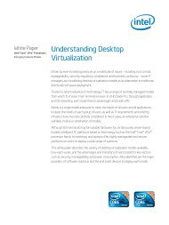 Understanding Desktop Virtualization - Intel