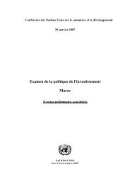 Examen de la politique de l'investissement Maroc - Transparency