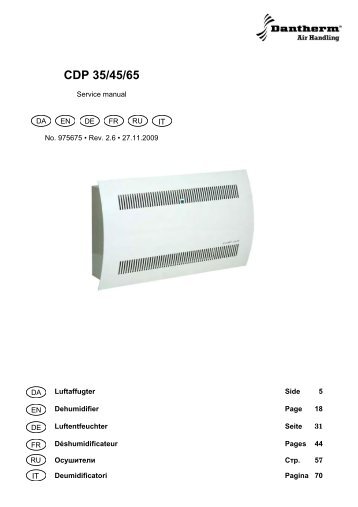 CDP 35/45/65 - Dantherm