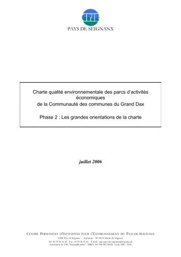 Charte environnementale les orientations.pdf - Grand Dax