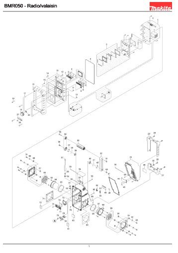 BMR050 - Radio/valaisin - Makita