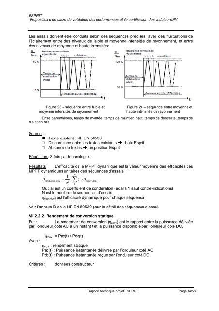 Proposition d'un cadre de validation des performances et de ...