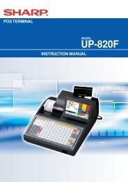UP-820F Operation-Manual GB - Sharp