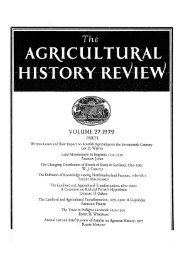 VOLUME 27 I979 - British Agricultural History Society