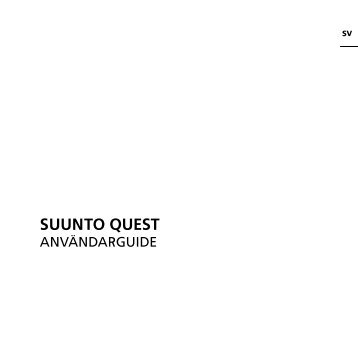 Manual Suunto Quest