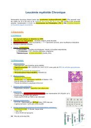 LeucÃ©mie myÃ©loÃ¯de Chronique - PharmaEtudes
