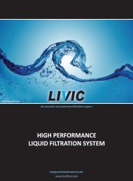 HIGH PERFORMANCE LIQUID FILTRATION SYSTEM