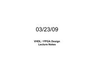 VHDL / FPGA Design Lecture Notes - Echelon Embedded