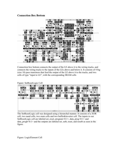 Full-Custom Layout of an SRAM-Based FPGA - University of Toronto