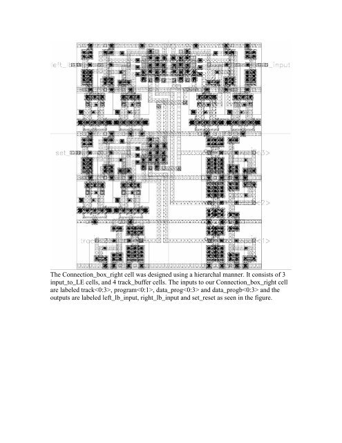 Full-Custom Layout of an SRAM-Based FPGA - University of Toronto