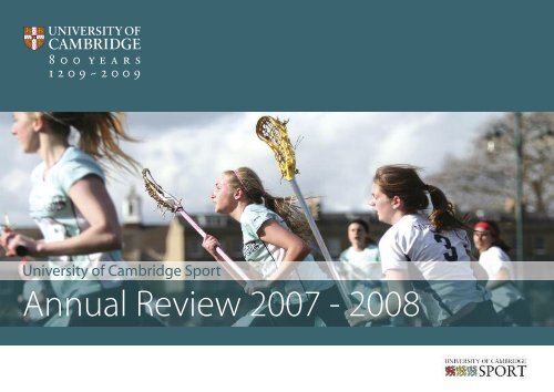 Annual Review 2007 - 2008 - Cambridge University Sport