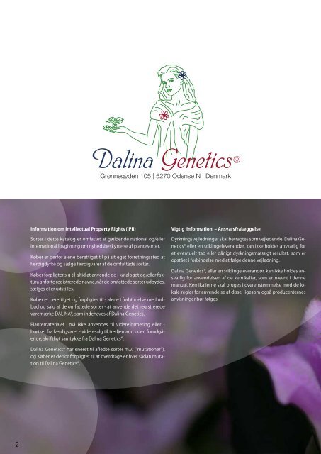 Dalina Genetics® - Young Flowers A/S