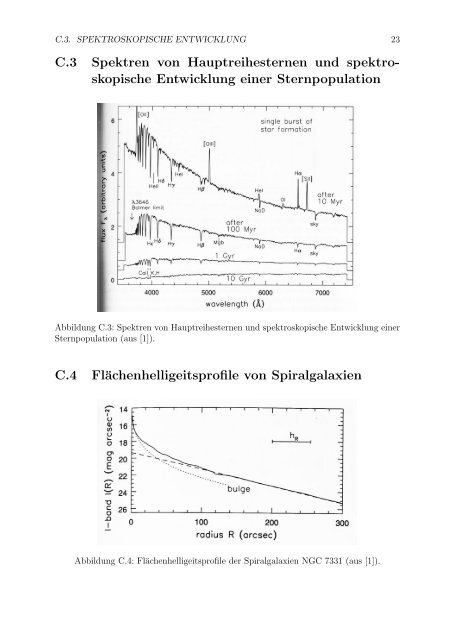 Struktur von Galaxien - Astro F-Praktikum Göttingen