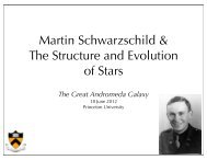 Martin Schwarzschild & The Structure and Evolution of Stars