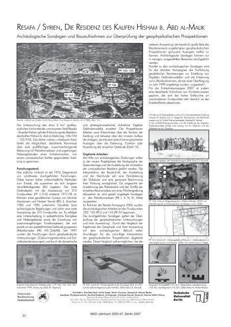 Resafa Sonderdrucke 1 (PDF, 6,9 MB) - Aktuell - TU Berlin