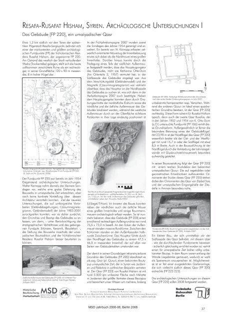 Resafa Sonderdrucke 1 (PDF, 6,9 MB) - Aktuell - TU Berlin