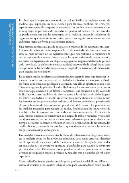 Ãltimo km en las ciudades del Eixo AtlÃ¡ntico - Eixo Atlantico