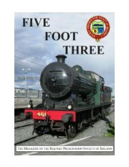 Five Foot Three Number 58 - Railway Preservation Society of Ireland