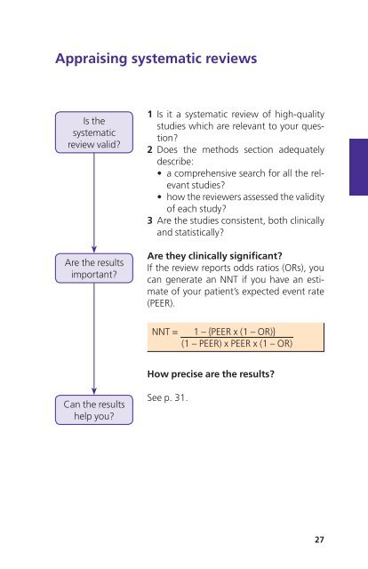 Evidence-based Medicine Toolkit