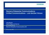 Siemens Enterprise Communications Unified ... - KFH