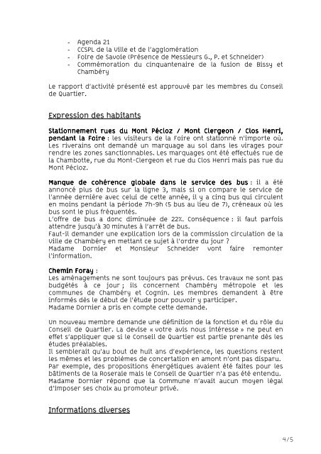 CR du C.Q Bissy 03 11 11 intranet - Ville de ChambÃ©ry