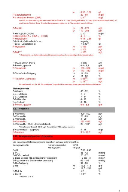 Hinweise für Labor-Untersuchungen - clinchem.med.uni-goettingen.de