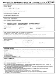 particulars and conditions of sale of real estate by auction - Harcourts