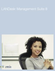 Management Suite 8 - LANDeskÂ® Software Downloads Server