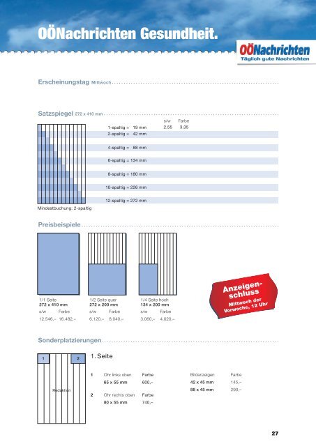 Preisliste 2009 web