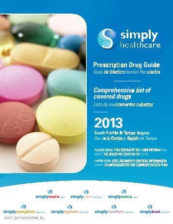 Prescription Drug Guide Comprehensive list of covered drugs