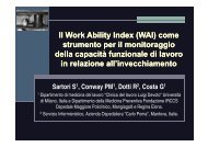 come strumento per il monitoraggio della capacità funzionale di