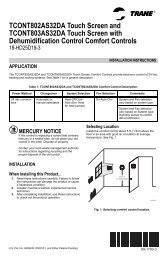 Trane XL20i Heat Pump Service Facts - Bay Area Services