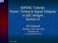 ASPDAC Tutorial - Design Automation Lab