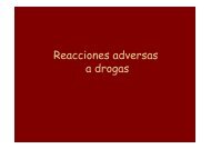 Reacciones por drogas