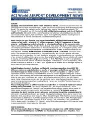 ACI World AIRPORT DEVELOPMENT NEWS - Airports Council ...
