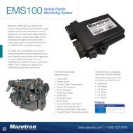 EMS100 - NMEA 2000 ® Analog Engine Monitoring System - Maretron