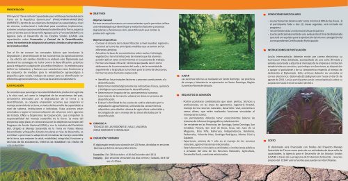 Prevención y Control de la Desertificación, como ... - CEDAF