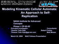 Tihamer Toth-Fejel - NASA's Institute for Advanced Concepts