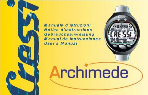 MANUAL DE INSTRUCCIONES ARCHIMEDE 1.pdf - Cressi