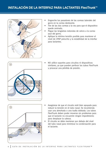 Guía de instalación de la interfaz para lactantes