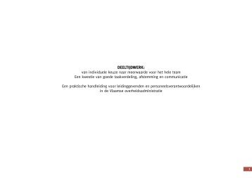 Deeltijds werken - Vlaanderen