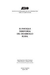 EL ENFOQUE TERRITORIAL DEL DESARROLLO RURAL - Instituto ...