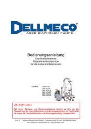 Bedienungsanleitung - Dellmeco Deutschland GmbH