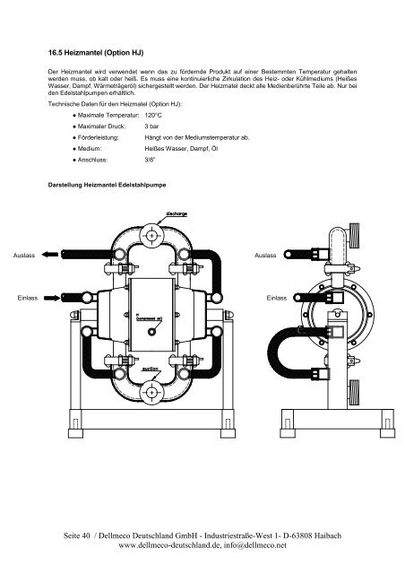 Bedienungsanleitung - Dellmeco Deutschland GmbH